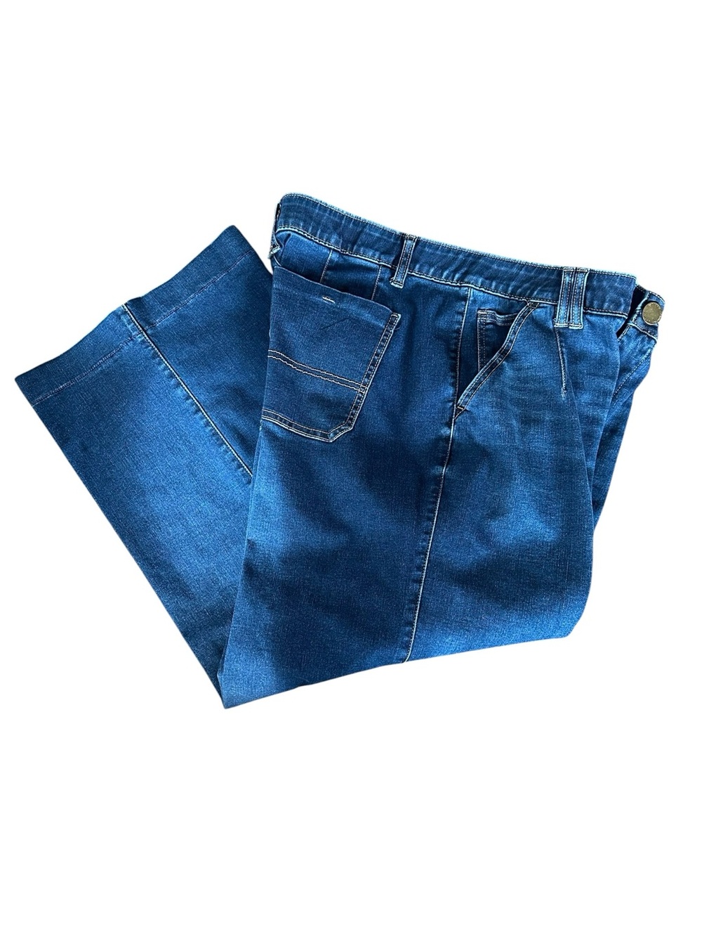 Democracy “Ab Technology” Women’s Flare Blue Jeans Size 16 / Inseam 26.5”